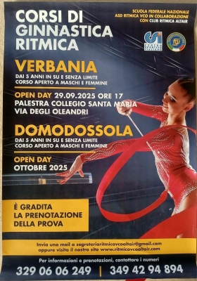 PROVE GRATUITE AI PRIMI DI OTTOBRE. - Ritmica VCO - Club Altair